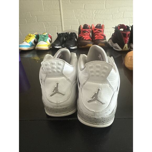 Size 7 (GS) - Jordan 4 Retro Mid White Oreo NBS239 - Picture 4 of 6